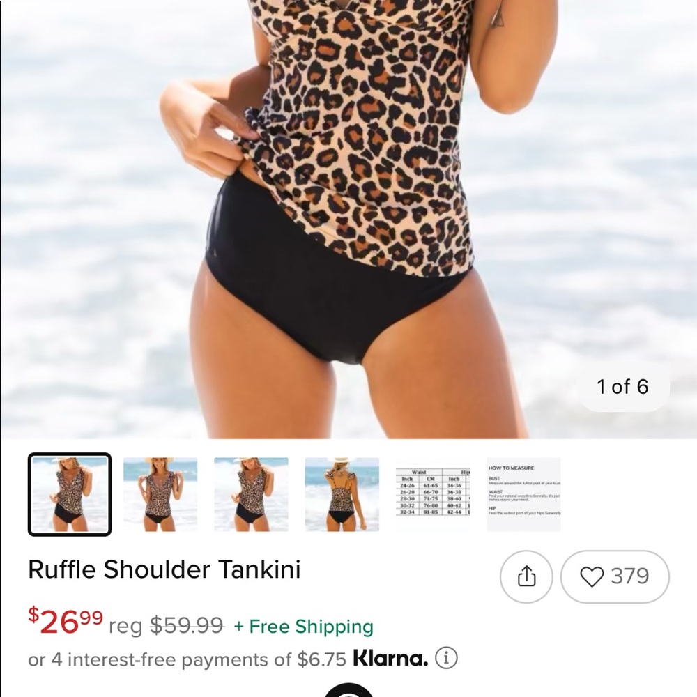 Brand new tankini.